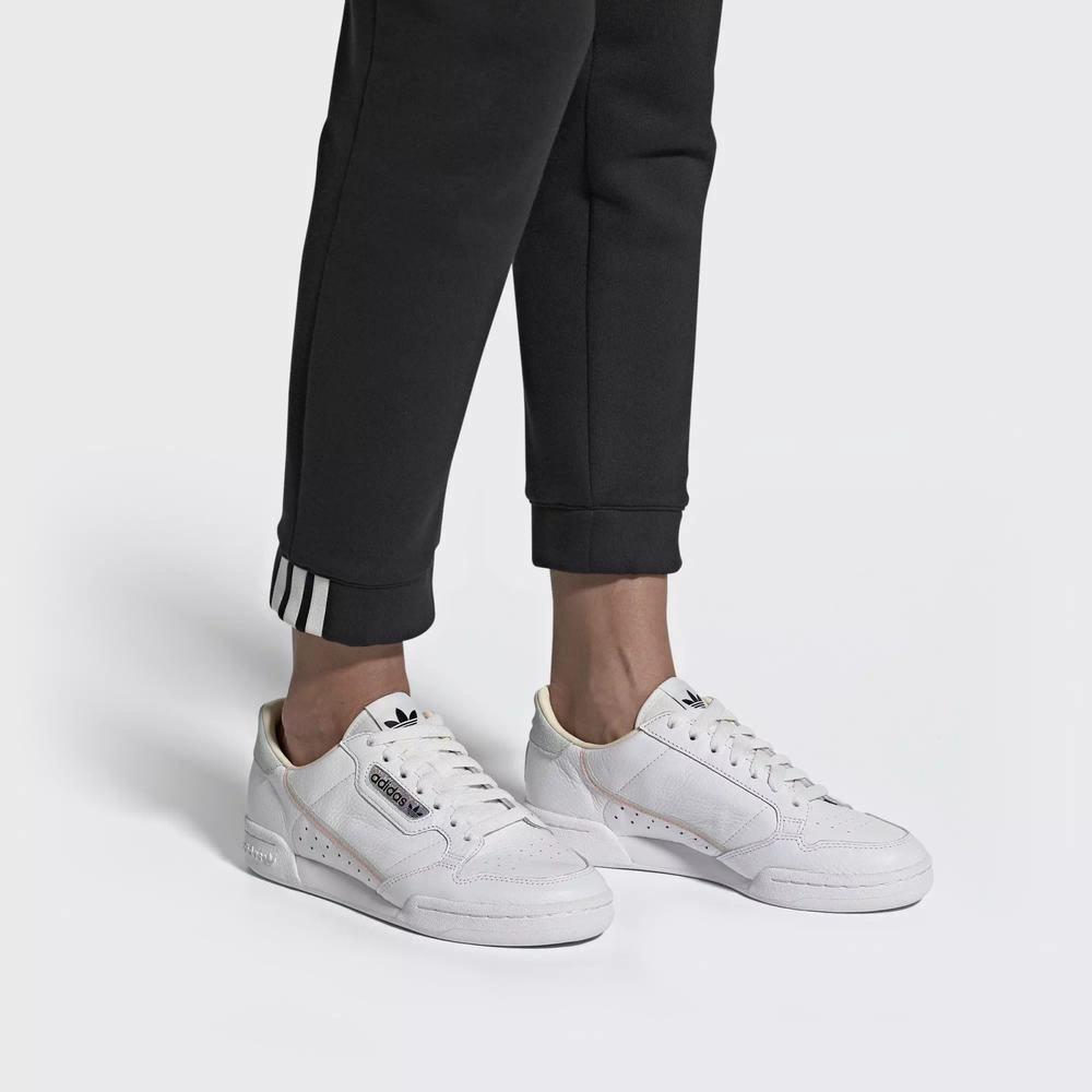 Adidas Continental 80 Tenis Blancos Para Mujer (MX-77206)